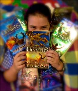 Surrounded by the best fantasy books in the world! (Image by K.Peasey)